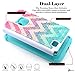 LG K10 Case, LG Premier LTE L62VL L61AL Case, NageBee [Hybrid Protective] Armor Soft Silicone Cover with [Studded Rhinestone Bling] Design Diamond Hard Case For LG K10 / Premier LTE L62VL L61AL- Wave