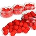 SHELURE Boilies Carp Bait Floating Fishing Lure 12mm 14mm 17mm Corn Flavor Artificial Baits Carp Fishing Accessories Fish Beads Feeder (10mm 4 color)