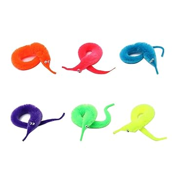 Crazy-Store Magic Twisty Fuzzy Worm Wiggle Moving Sea Horse Kids Magic Tricks Toys