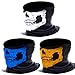 eBoot 3 Pack Seamless Skull Face Tube Mask Motorcycle Face Mask Outdoor Mask Sport Headwear (Multicolor-A)