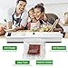 GOSCIEN Vacuum Sealer Machine, Food Sealer Machines Vacuum Food One-button Vacuum Sealing System for Household Commercial Use of Food Preservation with 15 Pcs Vacuum Bags