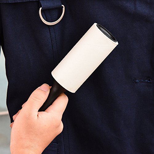 Lint Roller, Hair Roller, Pet Lint Remover, 6 rolls with 60 sheets, 360 Sheets total and handle, Enough Paper to Last a Lifetime - Thumbnail 6