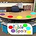 Table Spots for Teachers, No Staining or Shadows, Complete Erase! Use in Class All Year! Dry Erase Only, 10 Pack Multicolor Circles, Wall Stickers, Decals, Abaco Brands, USA