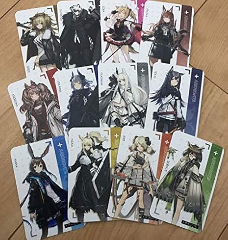 Amazon アークナイツ アトレ 秋葉原 限定 キャラカード 12種 セット 明日方舟 キャラクターカード トレカ エクシア シルバーアッシュ テキサス アニメ 萌えグッズ 通販