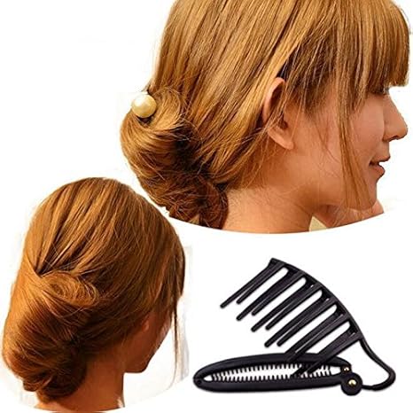 1 Pc French Night Party Roll Collar Quick And Easy Hairstyle