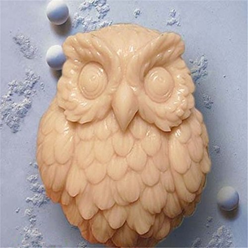 CH 3D Owl Craft Art Silicone Soap Mold Craft Mold DIY Handmade Candy Chocolate Mold