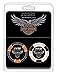 Harley-Davidson 115th Anniversary Collector 2pc Poker Chips Limited Edition 678D