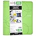 Five Star 1-1/2 Inch Zipper Binder, Ring Binder, Lime (72376)