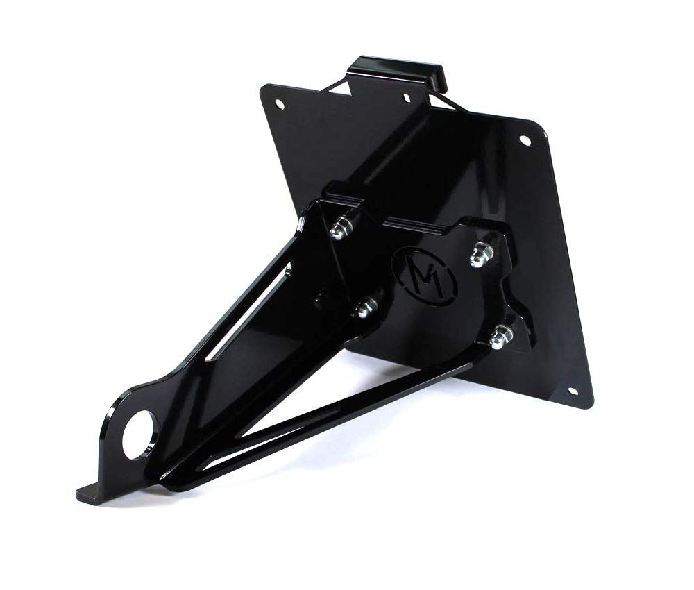 Molook Number plate holder for Harley Davidson HD Sportster, year of manufacture: 1990 to 2004, colour: black