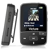 Victure Bluetooth MP3 Player 8GB Clip Sport Portable Lossless Sound Hi-Fi Music Player with Headphone FM Radio Voice Recorder, Support up 64GB