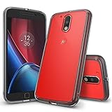 Moto G4 / Moto G4 Plus Case, Ringke [FUSION] Crystal Clear Transparent Plastic Back Silicone Bumper Shock Absorption Protective
