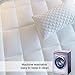 Shilucheng Cooling Mattress Topper, Extra Thick 1200 GSM Down Alternative Fill Washable, Soft Mattress pad for Back Pain, Bed Mattress Topper with 8-21