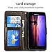 Leather Wallet Phone Case for Samsung Galaxy J7 2018, LOKAKA Folding Flip Cases Protective Cover Strong Magnetic Closure with Card Slots Kickstand -Brown