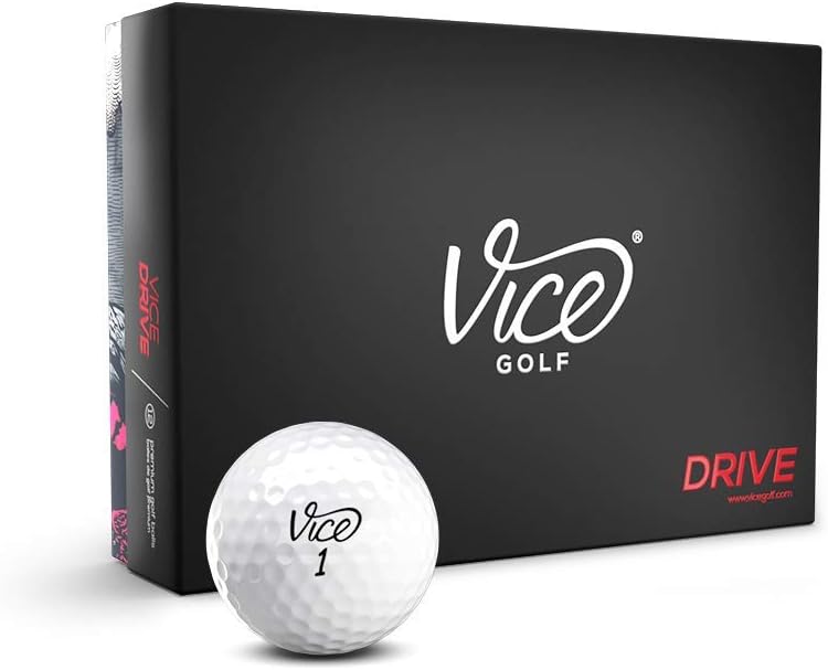 Vice Drive Golf Balls, White (One Dozen), Standard Balls Amazon Canada