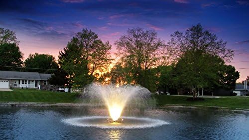 Scott Aerator DA-20 Fountain Aerator 1 Horse Power 230V with LED Light Kit (3 Light Kit)