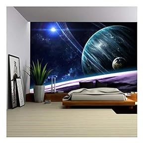 Delightful Visual Universe Scene with Planets Stars and Galaxies in Outer Space Showing The Beauty of Space Exploration Premium Product