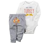 Carter's Baby My First Turkey 2-Piece Bodysuit Pants Set