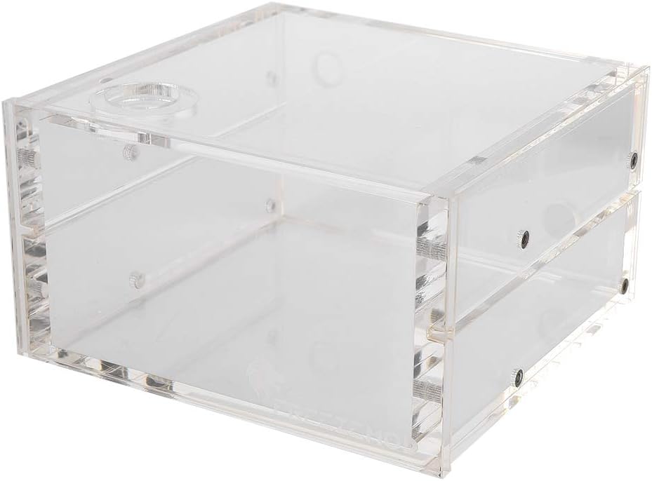 Water Cooling Tank,1.25L Water Cooling Tank Cooling Reservoir All Transparent Acrylic Computer Accessories