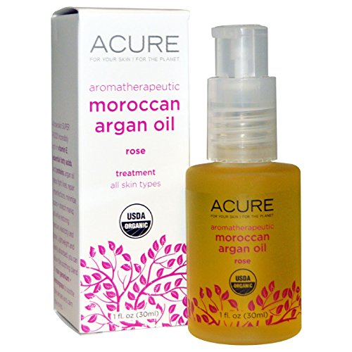 Acure Organics, Aromatherapeutic Moroccan Argan Oil, Rose, 1 fl oz (30 ml) - 2pc