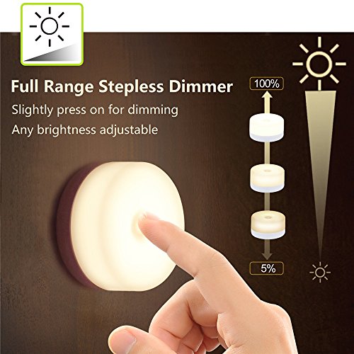 image for Baby Night Light, RTSU Rechargeable Mini Touch Light, Wireless LED Nig