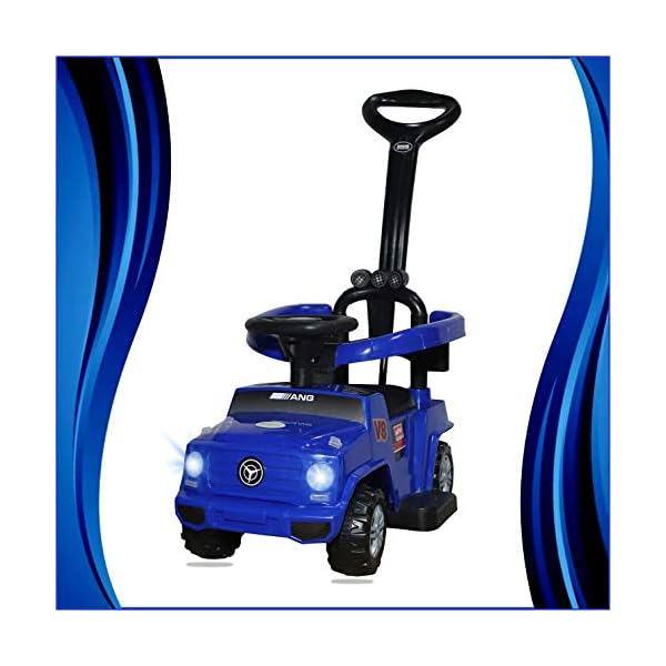 blue push car for toddlers