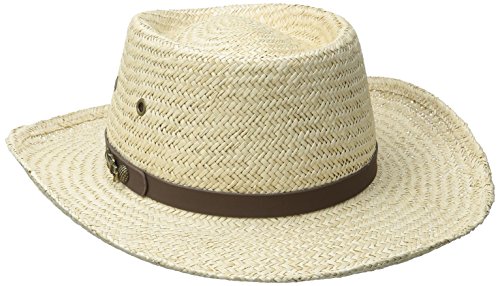 Scala Men's Palm Fiber Gambler, Natural, Small/Medium