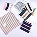 6 Pcs Hair Scarf Silk Hair Scrunchies Hair Bands Elastic Ties Print Bandana Ponytail Holder Vintage Accessories for Women Girls