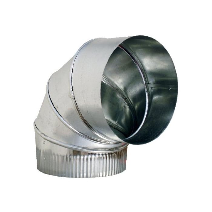 Buy 10 Inch 90Degree HVAC Elbow Duct Galvanized 26 Gauge Adjustable