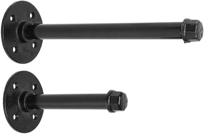 Soporte De Estante De TuberíA De Hierro 6PCS 1/2 Pulgadas Industrial