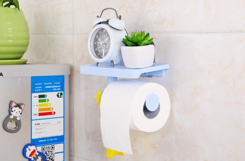 Aikesi Porta Asciugamani Di Carta Nuovo Plastica Supporto Da Parete Per Cucina E Bagno Supporto Di Carta Bagno Articoli Per La Casa 8 4 10 7 5cm Blu Portaoggetti E Supporti Portarotoli Verticali Da Cucina