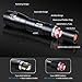 LED Flashlight, Wowlite XML T6 Tactical Flashlights High Lumens, Zoomable, 5 Modes, Water-Resistant Flash Light - Camping Accessories, Outdoor Gear, Emergency Flashlights (2 Pack)