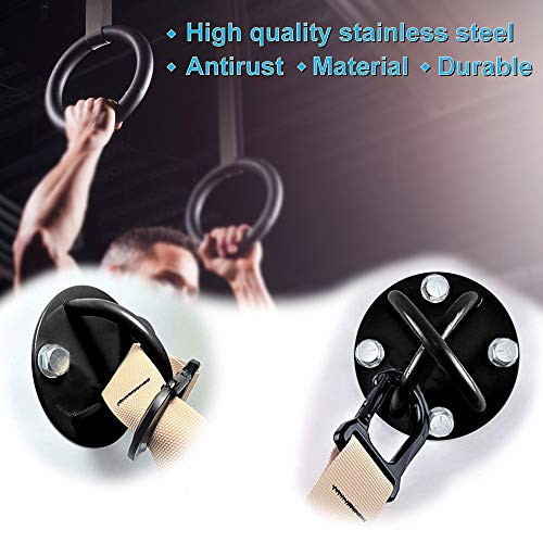 Deckenhaken Hängesessel, Boxsack Halterung, Aufhängung Hängesessel, Boxsack Halterung Wand, Deckenhaken Schwarz für… – Bild 7