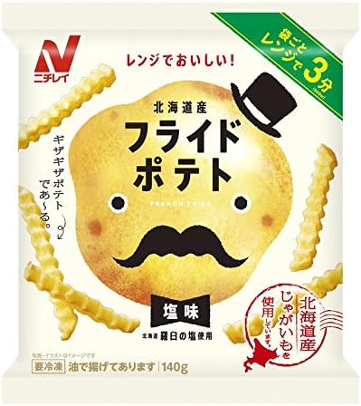 Amazon Co Jp 冷凍 ニチレイ レンジでおいしい 北海道産フライドポテト 140g 食品 飲料 お酒