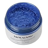 ANMAS RUCCI Unisex DIY Hair Color Wax Mud Dye Cream Temporary Modeling 120g (Blue)