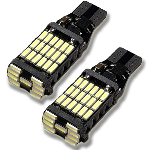 DUKON 2 X 2000 Lumens Extremely Bright 360-Degree 921 912 W16W T10 T15 LED Bulbs Used for Car Backup Reverse Lights, Xenon White. Also Working for Recreative Vehicles