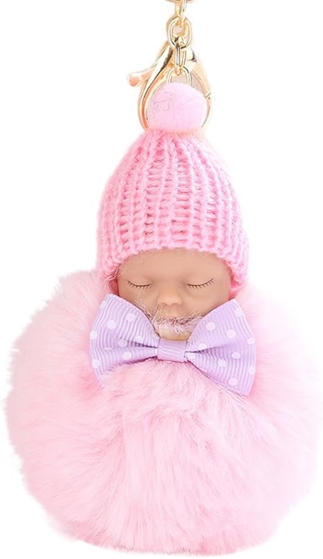 pink fluffy babydoll