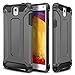 WOLLONY Galaxy Note 3 Case, Rugged Hybrid Dual Layer Hard Shell Armor Protective Back Case Shockproof Cover for Galaxy Note 3 Case - Slim Fit - Heavy Duty - Impact Resistant Bumper(Grey)