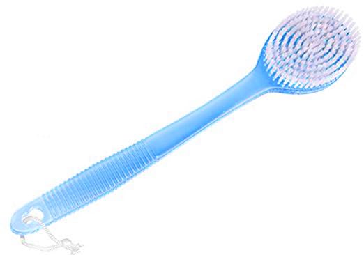 FULLY Long Handle Shower Back Scrubber Dry Body Brush; 25 g