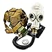 Genuine Original Soviet Russian gas mask GP-5 with black hose Surplus USSR face mask (Medium)