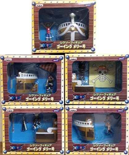 Jigsaw figure Going Merry whole set of 5