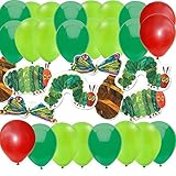 84 Pc Hungry Caterpillar Cut-Out Decorations & Party Balloons Set