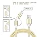 NASKY 3-in-1 Nylon Braided Multifunction 3ft Charging Data Cable (Lightning & Micro USB & USB-C) For IOS, Android, Type C Device