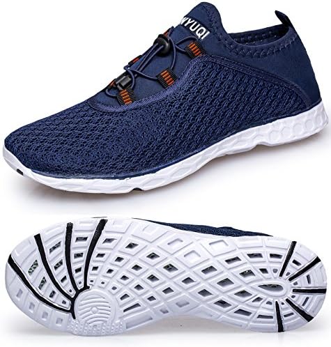 TIANYUQI Men's Mesh Slip On Water Shoes