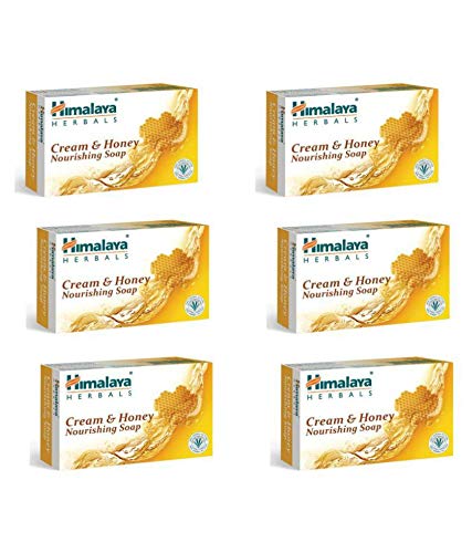 Himalaya Herbals Honey and Cream Soap, 125g (Pack of 6)