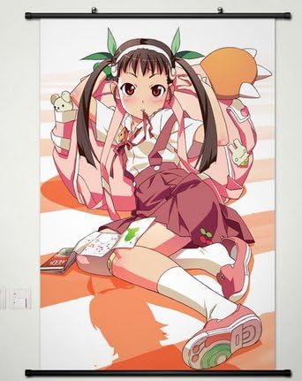 Home Decor Anime Bakemonogatari Wall Scroll Poster Fabric Painting Hachikuji Mayoi 028 L