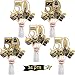 Blulu 50th Birthday Party Decoration Set Golden Birthday Party Centerpiece Sticks Glitter Table Toppers Party Supplies, 24 Pack (50th Birthday) primary