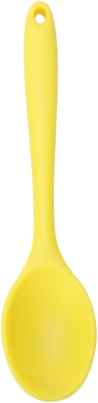 Facibom Colour works Silicone Deep Spoon, 20 cm - Yellow