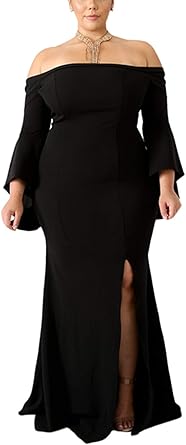 long sleeve peplum dress plus size