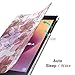 MoKo Samsung Galaxy Tab A 8.0 2017 Case - Ultra Lightweight Slim Smart Cover Case for Galaxy Tab A 8.0 (SM-T380 / T385) 2017 Release (NOT FIT 2015 Tab A 8.0 SM-T350/P350), Floral PURPLE