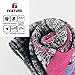 YUEDGE Women's 2 Pack Antiskid Wicking Cushion Cotton Socks For Outdoors Camping Hiking Sports(Pink)
